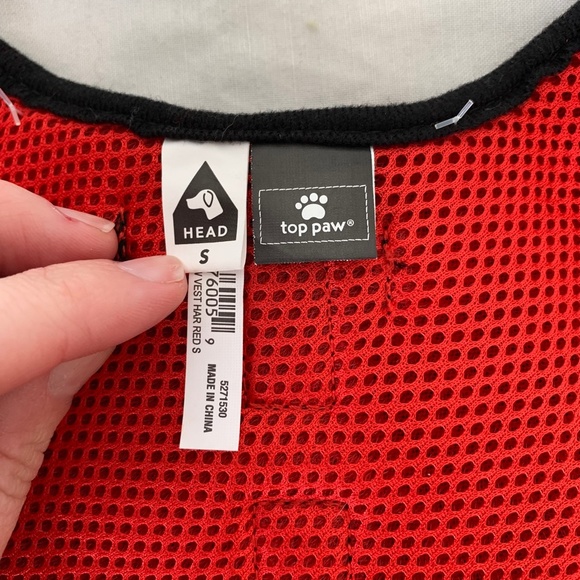 Top Paw Red And Black Plaid Dress Velcro Vest Harness With Bow Size Small (895) - Picture 6 of 9
